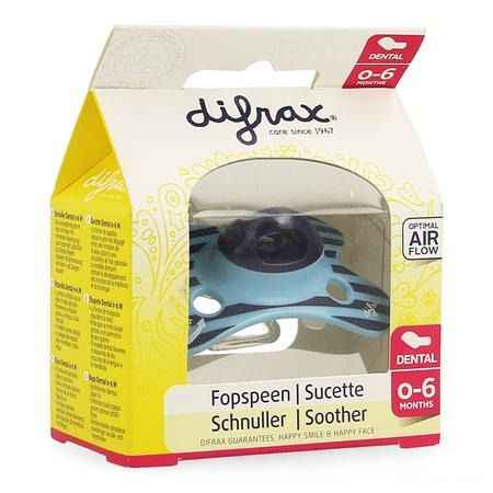 Difrax Fopspeen Sil Mini-dental 0-6m 799  -  Difrax