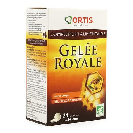 Ortis Gelee Royale Bio Comprimes A Croquer 24  -  Ortis