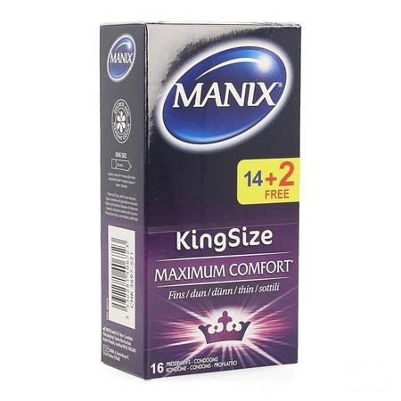 Manix King Size Condoms 14 +2