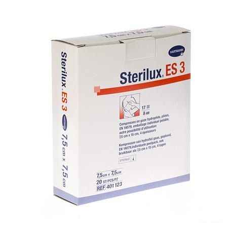 Sterilux Es3 Kompres Steriel 8Pl 7,5X 7,5Cm 20 4011239  -  Hartmann