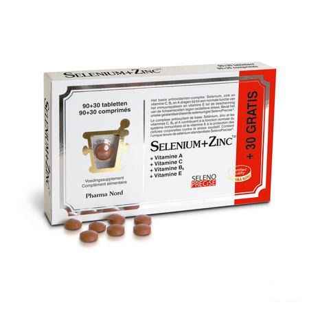 Selenium + zinc Comprimes 120 (90 + 30)  -  Pharma Nord
