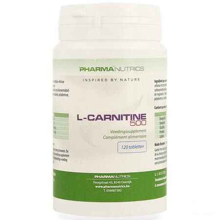 L Carnitine 500 Comp 120 Pharmanutrics  -  Pharmanutrics