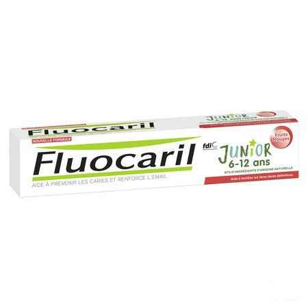 Fluocaril Tandpasta Junior Rood Fruit 75  ml Nf