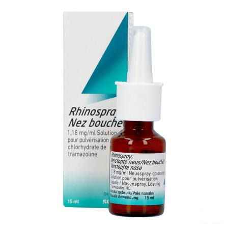 Rhinospray verstopte Neus 1,18mg/ml Neusspray 15 ml