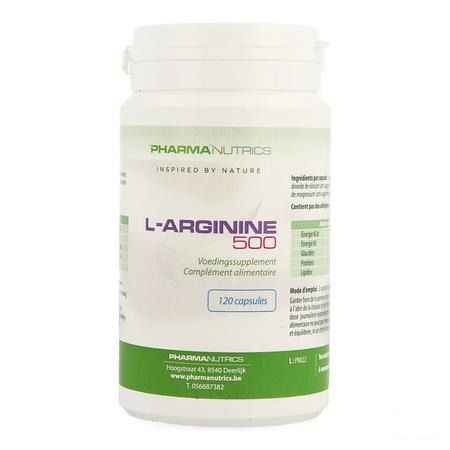 L Arginine V-Capsule 120 Pharmanutrics  -  Pharmanutrics
