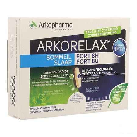Arkorelax Slaap Forte 8U Tabletten 30 (Programma 15D)  -  Arkopharma