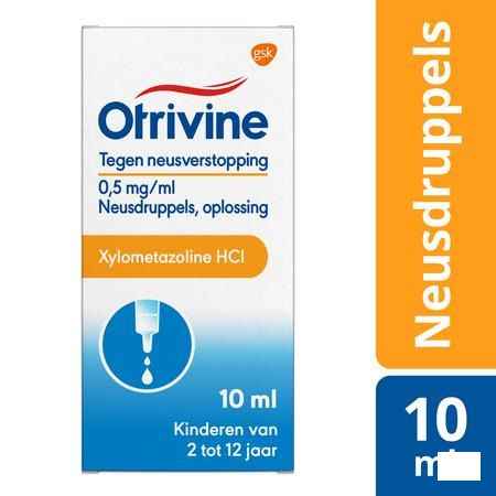 Otrivine Hydrat 0,5/1000 Druppels 10 ml