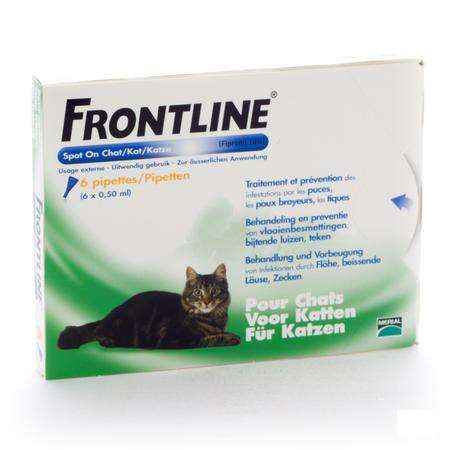 Frontline Spot On Kat 10% et 6x0,50 ml