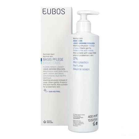 Eubos Zeep Vloeibaar Blauw N/parf 400 ml  -  I.D. Phar