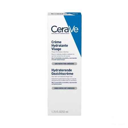 Cerave Creme Hydratante Visage 52 ml  -  Cerave