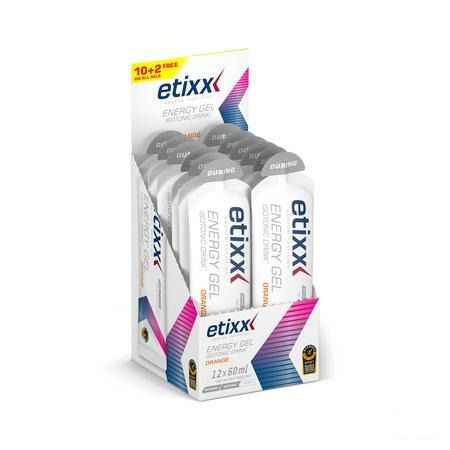 Etixx Isotonic Energy Gel Orange 12x60 ml 