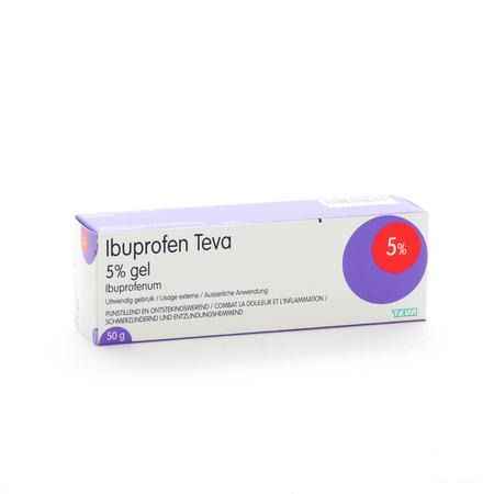 Ibuprofen Teva Gel Tube 50 gr 