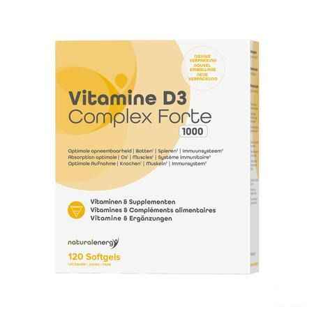 Vitamine D Complex Forte Natural Energy Parel 120