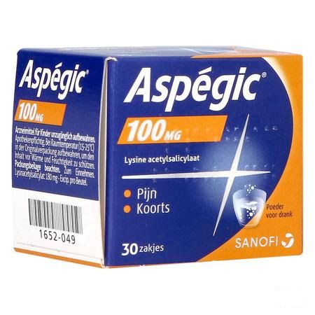 Aspegic 100 Pulv 30x 100 mg