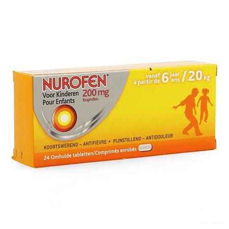 Nurofen Kind 200 mg Filmomhulde Tabletten 24 2475739
