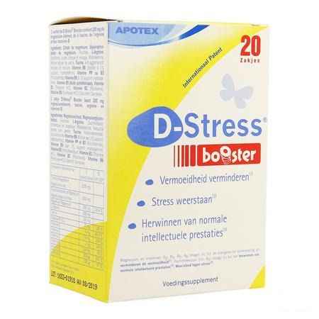 D-stress Booster Poeder Zakje 20- Synergia