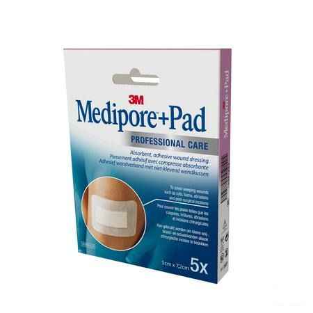 Medipore + Pad 3m 5x 7,2cm 5 3562p  -  3M