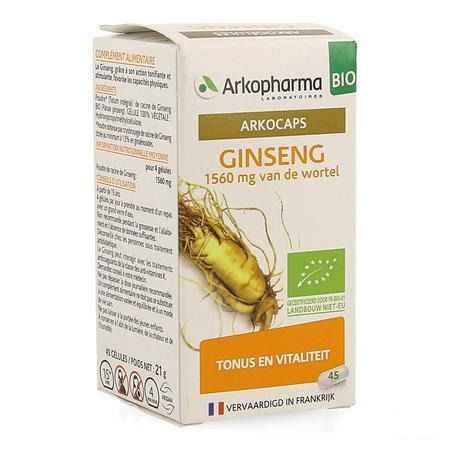 Arkogelules Ginseng Bio Caps 45  -  Arkopharma