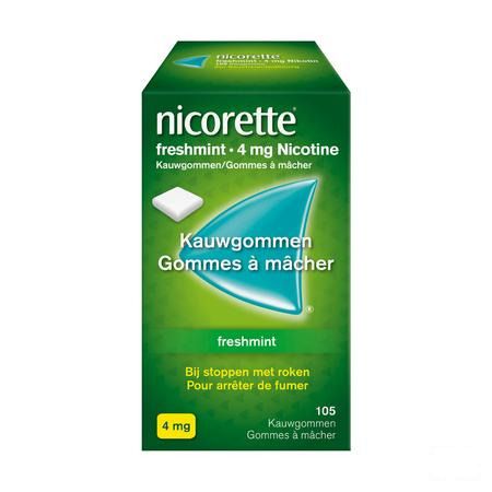 Nicorette Freshmint Kauwgom 105x4 mg