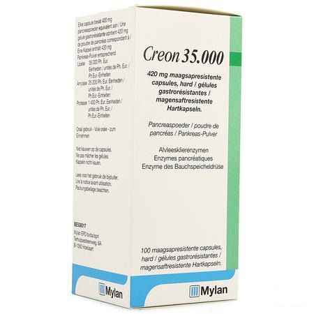 Creon 35000 420 mg Maagsapresist Harde Capsule 100 