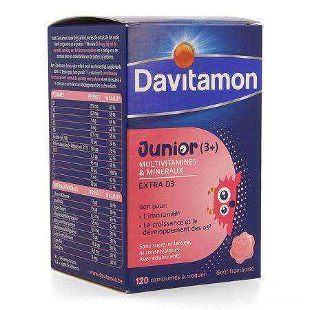 Davitamon Junior Framboos V1 Tabletten 120
