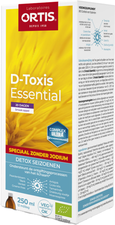 D Toxis Essential Sans Iode Pommes Bio 250 ml