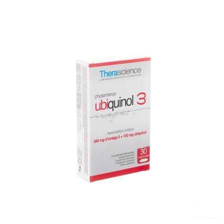 Ubiquinol 3 Capsule 30 Physiomance Phy284  -  Therascience-Lignaform
