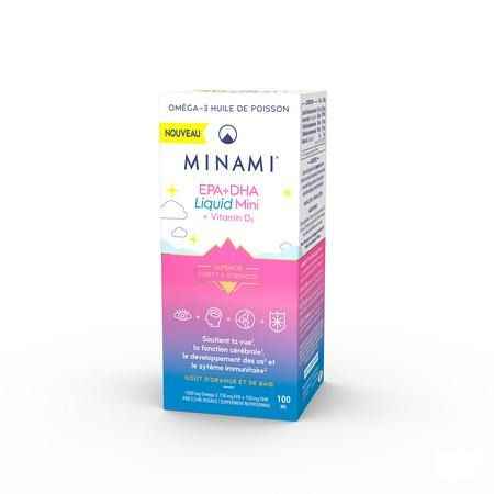 Minami Epa+Dha Liquid Mini + Vit D3 Fl 100ml  -  Nestle