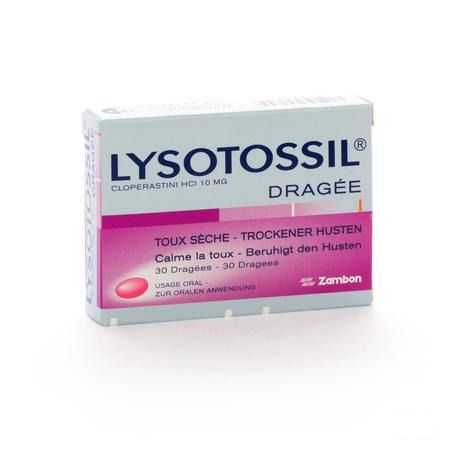 Lysotossil Dragee. 30 X 10 mg