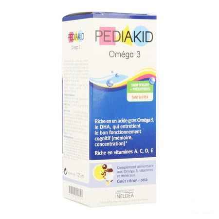 Pediakid Omega-3 Oplossing Drink Flacon 125 ml