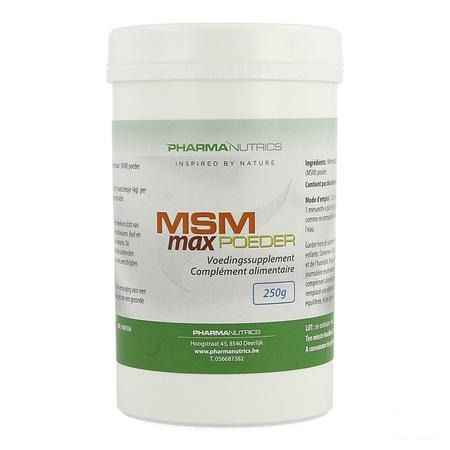 Msm Max Pdr 250G Pharmanutrics  -  Pharmanutrics