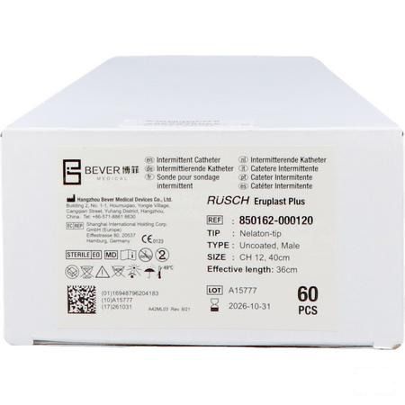 Ruschcare Eruplast Plus Nelat. Ch12 40cm 60 850162  -  Teleflex Medical