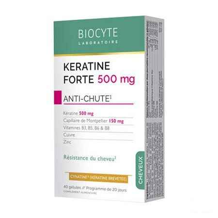 Biocyte Keratine Forte Anti chute Capsule 40  -  Biocyte