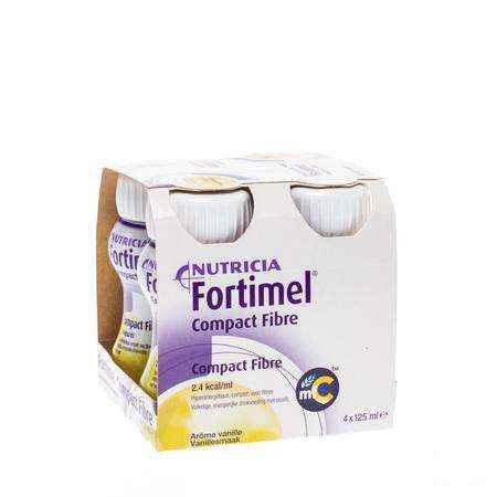 Fortimel Compact Fibre Vanille 4x125 ml  -  Nutricia