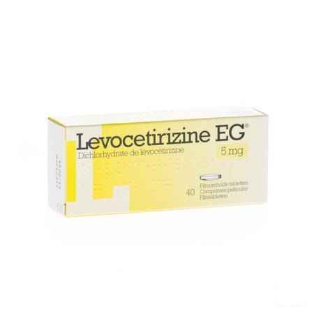 Levocetirizine EG 5 mg Filmomhulde Tabletten 40  -  EG