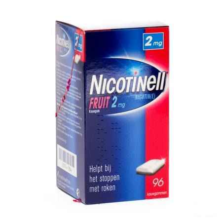 Nicotinell Fruit Gomme Macher-kauwgom 96x2 mg