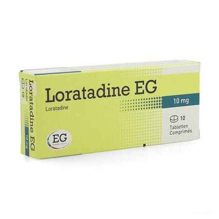 Loratadine EG 10 mg Comprimes 10 X 10 mg  -  EG