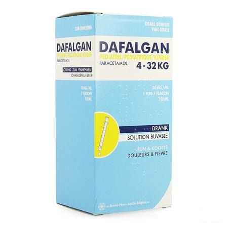 Dafalgan Pediatrie 30 mg/ml Solution Buv. 150 ml