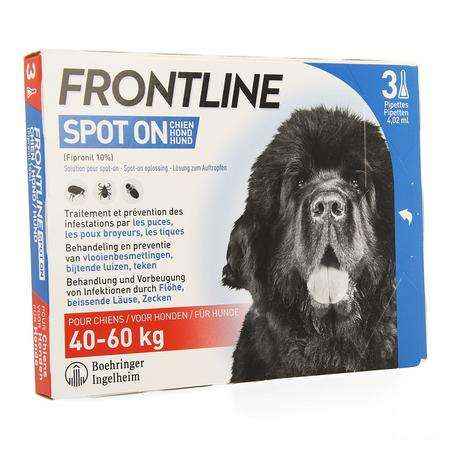 Frontline Spot On Hond 40-60kg et 3x4,02 ml