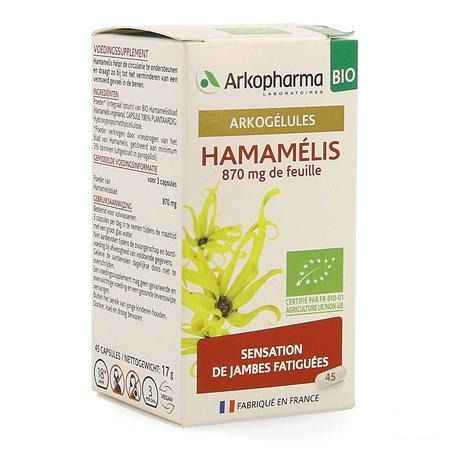 Arkogelules Hamamelis Bio Caps 45 Nf  -  Arkopharma