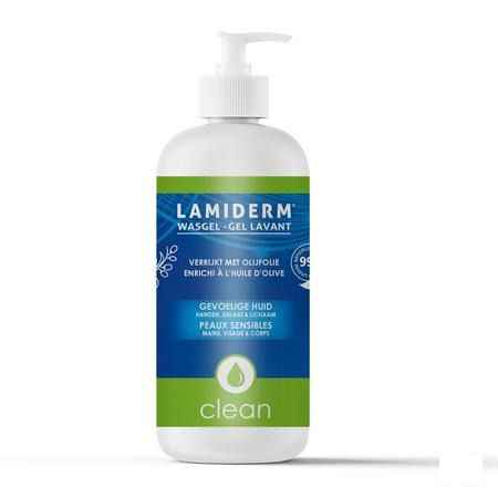 Lamiderm Clean Wasgel Olijfolie 500 ml  -  Qualiphar
