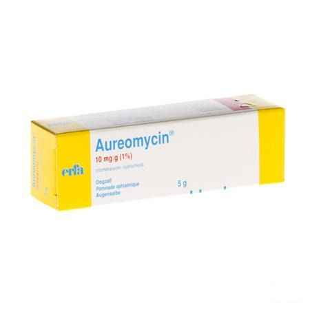 Aureomycine Unguentum Opticum 1 X 5 gr 1% 