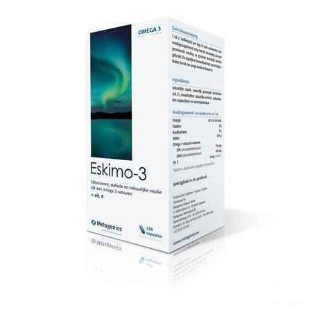 Eskimo-3 Capsule 250x500 mg 3173  -  Metagenics
