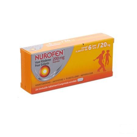 Nurofen Kind 200 mg Filmomhulde Tabletten 24 2475739