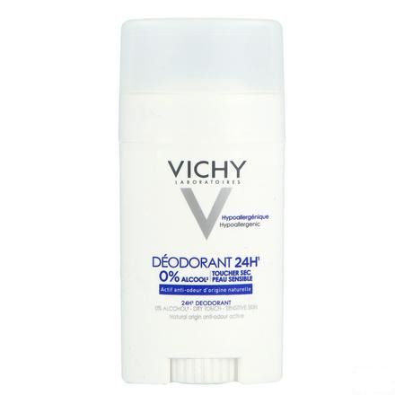 Vichy Deo React. H zonder alu Zout Stick 24u 40 ml  -  Vichy
