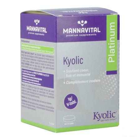 Mannavital Kyolic Platinum (ail Fermente) 60 caps