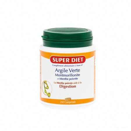 Super Diet Groene Klei Tabletten 250  -  Superdiet Laboratoires