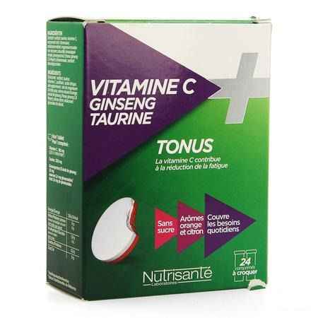 Vitamine C Ginseng Taurine Comprimes 2x12  -  Nutrisante