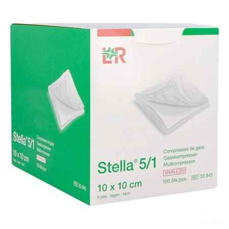 Stella Compresse Sterile 5/1 8p 10,0x10,0cm 100 35845  -  Lohmann & Rauscher
