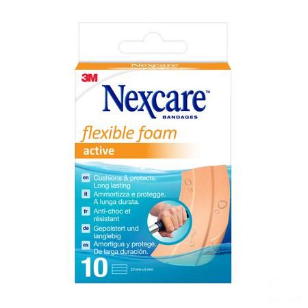 Nexcare 3M Flexible Foam Active Ha Pleist.Strip 10  -  3M